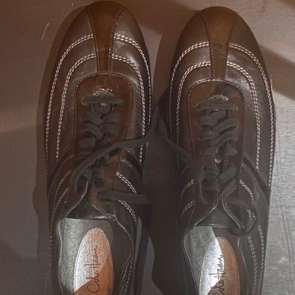 Cole Haan Women's Air Leather Black Fashion Sneakers
